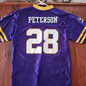 Vintage Adrian Peterson Minnesota Vikings NFL Football Jersey Boys Youth Large